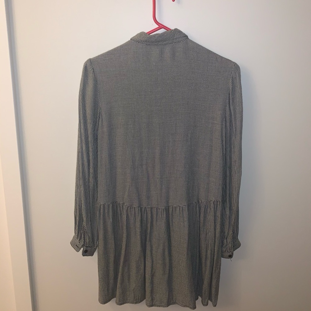 Stradivarius Shirt Dress in Houndstooth - Picture 6 of 7
